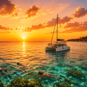 Catamaran Sunset Cruise with Snorkeling Tour